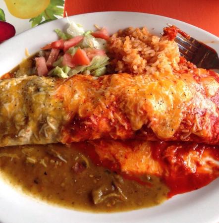 Casa Chimayo signature dishes Burritos de ChimayoChile RellenosStuffed Sopaipilla